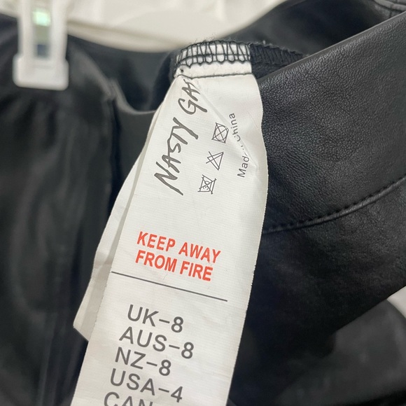 Nasty Gal leather pants size 4 - Picture 4 of 7